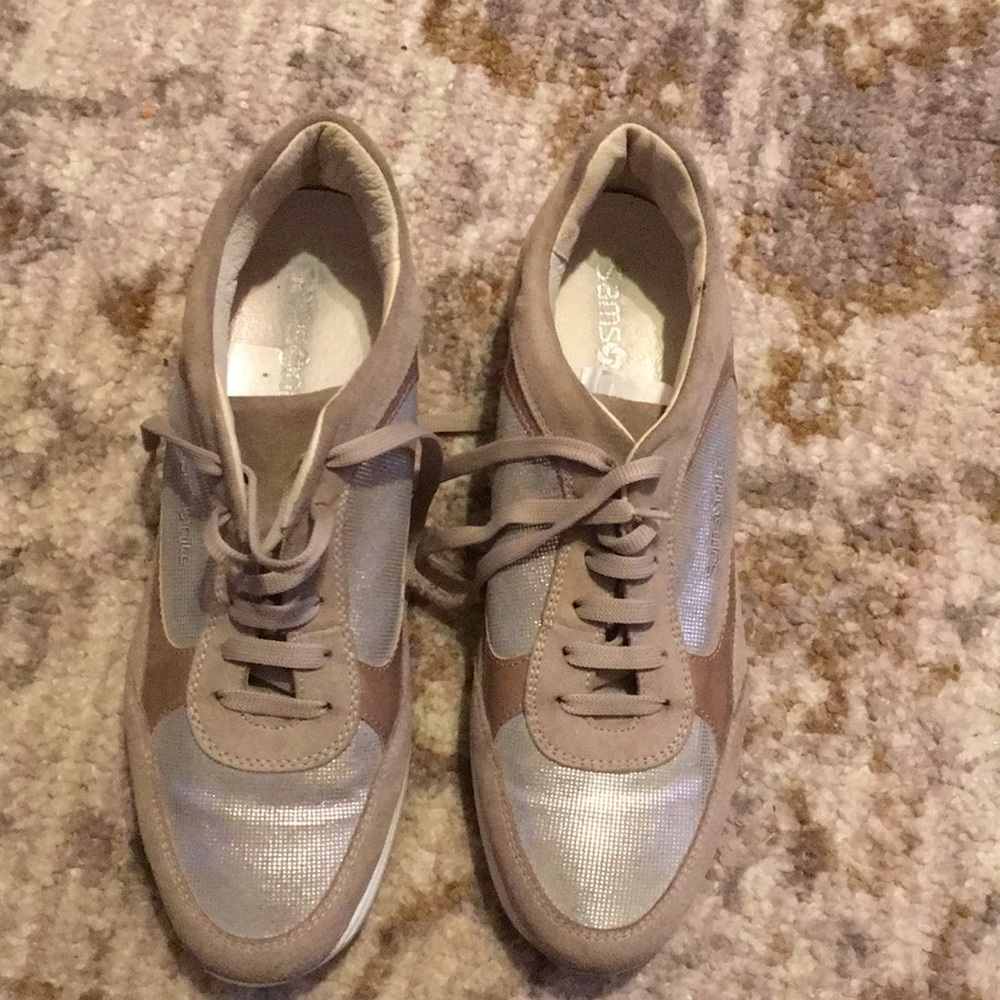 Samsonite Sneakers camoscio Uomo Beige sz 8.5(39)